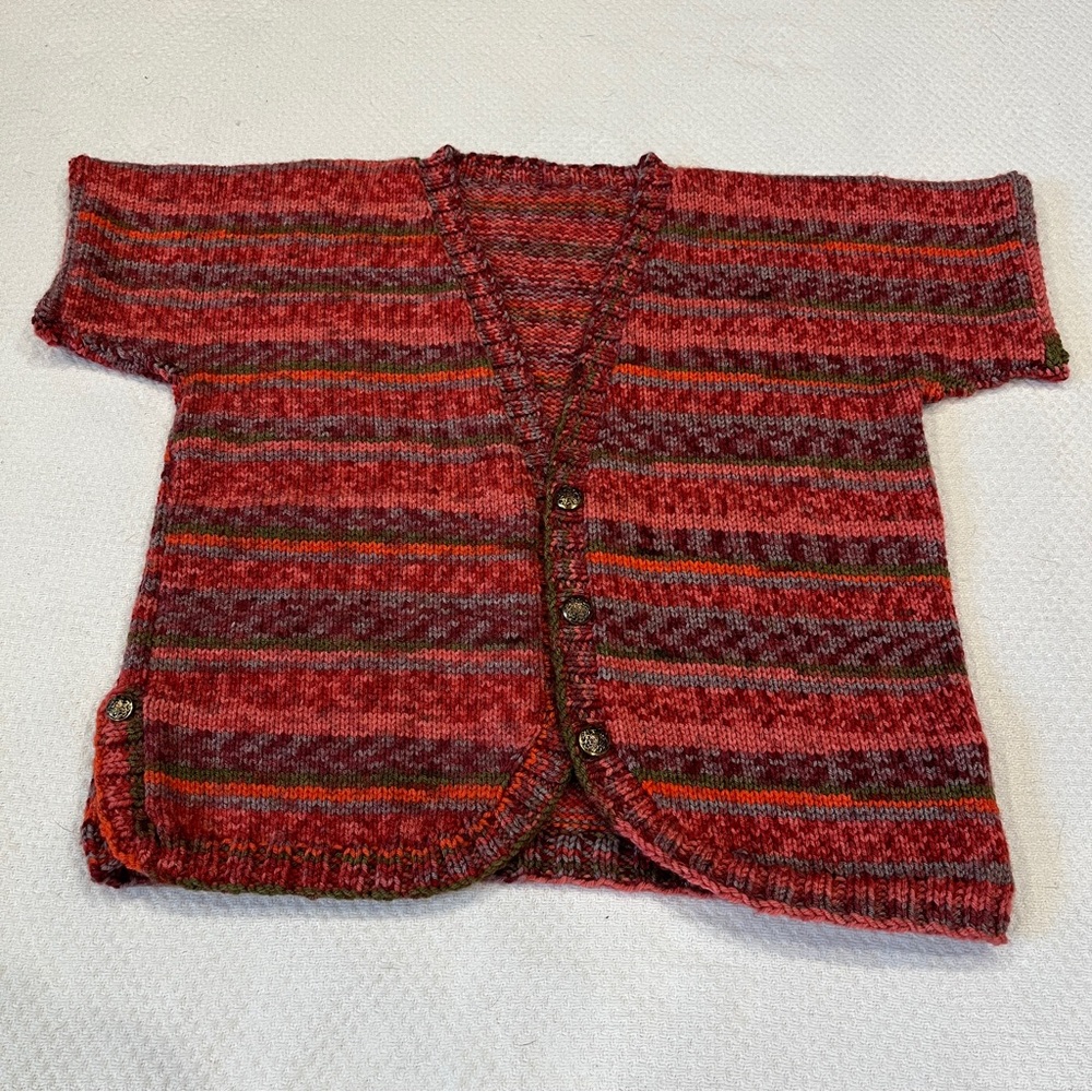 Handmade knit cardigan